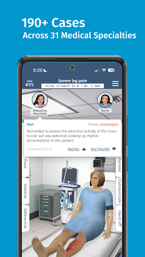 Full Code Medical Simulation Screenshots