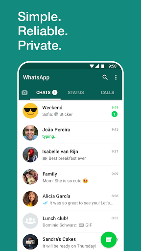 WhatsApp MessengerScreenshot appreciate 