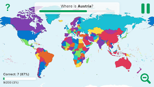 StudyGe - World Geography Quiz Screenshots
