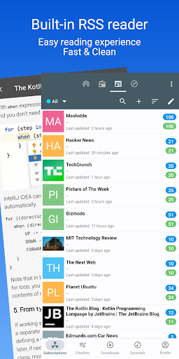 Podcast Republic - Podcast app Screenshots