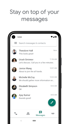 Google Voice Screenshots